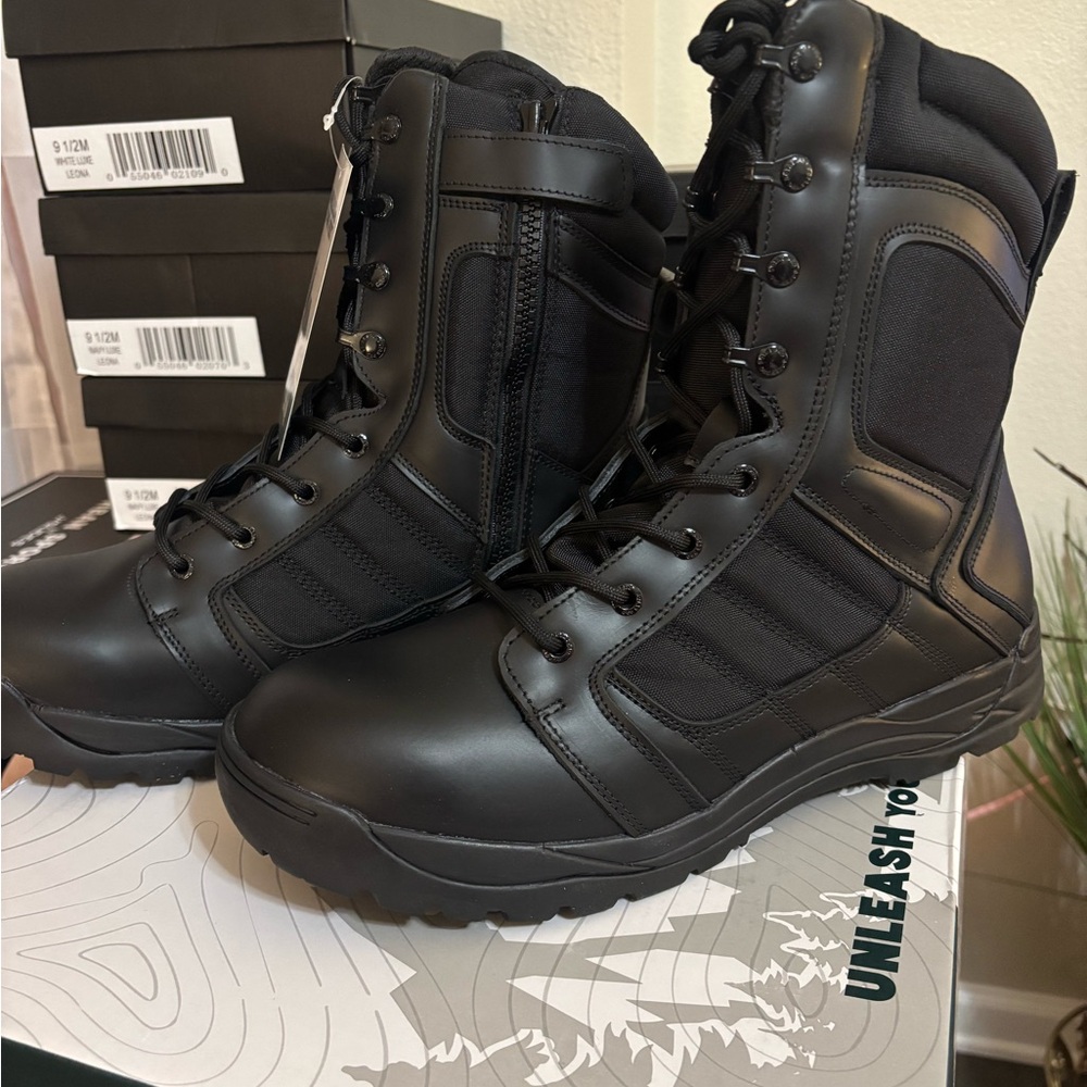 Men's Black Tactical Boots